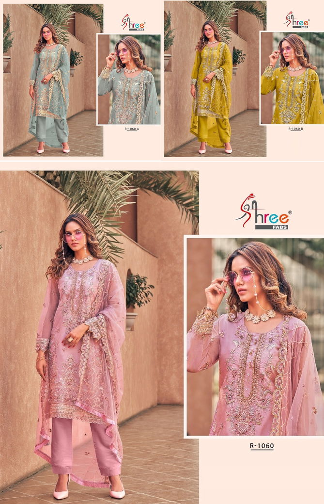 Shree R 1060 Readymade Pakistani Suits Catalog